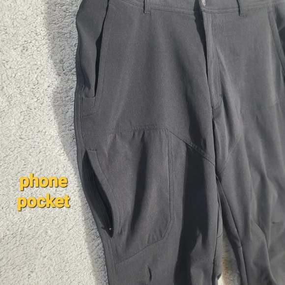 Hi-Tec Black Pants Classic Straight Leg - Picture 4 of 10